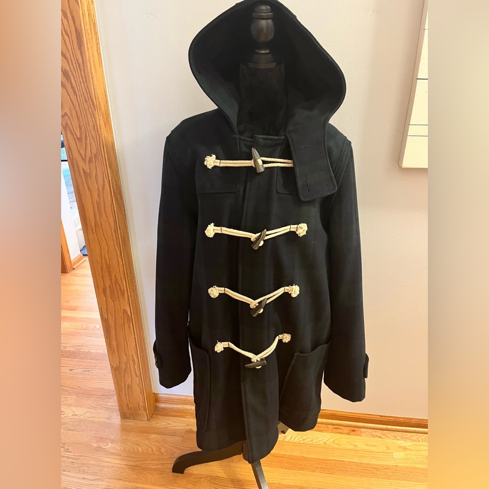 American Eagle Large Duffle Coat Black Watch